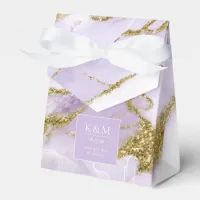 Lux Ink Lavender Abstract ID990 Favor Boxes