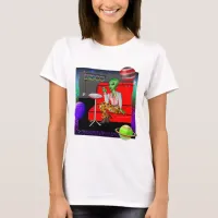 1970's Retro Extraterrestrial in Disco Lounge T-Shirt