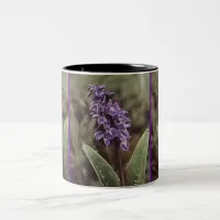 Wildflower: Early Purple Orchids Two-Tone Coffee Mug