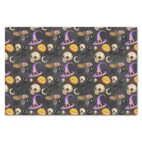 Halloween Things Pattern Tissue Paper