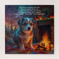 Christmas Message Joy Jigsaw Puzzle