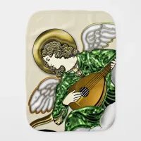 Melodic Angel of Harmony Baby Burp Cloth