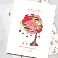 Heart Tree Valentine Holiday Card