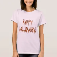 Halloween Suffering Text T-Shirt