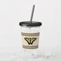 Southwestern Yellow Swallowtail Butterfly Acrylic Tumbler