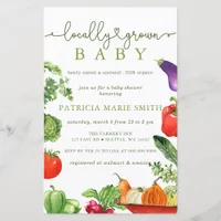 Budget Locally Grown Farmers Market Baby Shower