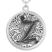 Monarchia "Z" Monogram Pendant Necklace