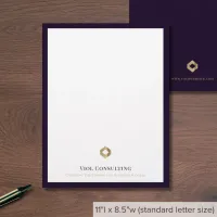 Elegant Modern Luxury Letterhead