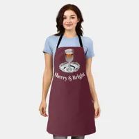 Sherry & Bright Amusing Novelty Christmas Kitchen Apron