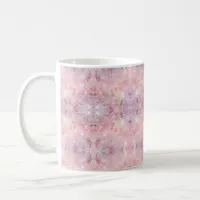 Simple Whimsical Cute Pink Spiderwebs  Coffee Mug