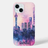 Travel to Shanghai China iPhone 15 Case