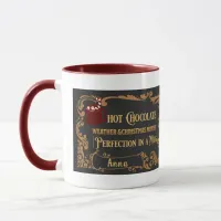 Hot Chocolate Christmas Gold Ticket  Mug