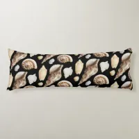 Tropical Vintage Seashells of Southeast Asia Body Pillow