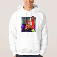 1970's Retro Extraterrestrial in Disco Lounge  Hoodie