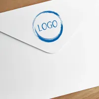 Circle Business Logo Promo Self-inking Stamp