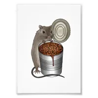 Rat and Bake Beans Photo Print