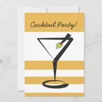 retro Cocktail party Invitation