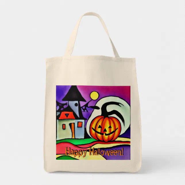 Halloween pumpkin 2 tote bag