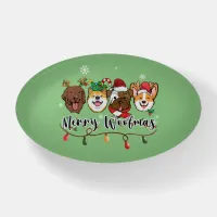 Merry Woofmas Typography Paperweight
