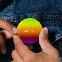 Spectrum of Horizontal Colors -3 Pinback Button