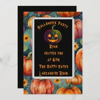 Pumpkin  invitation