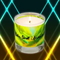 Boho Soul Unveiled Green and Yellow monogram | Scented Candle
