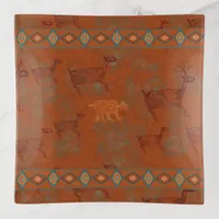 Southwest Canyons Petroglyphs Trinket Tray