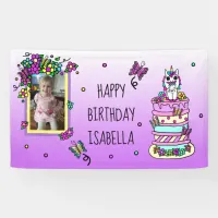 Happy Birthday Banner Personalized Unicorn