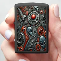 Mysterious, Intricate Alien World Zippo Lighter