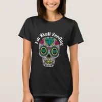 Decorated Abstract Skull T-Shirt