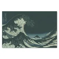 Hokusai Great Wave off Kanagawa at Night Tissue Paper