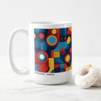 Bauhaus Geometric Abstract Pattern#4 ID1068 Coffee Mug