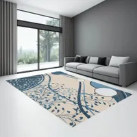 Modern Contemporary Abstract  Rug