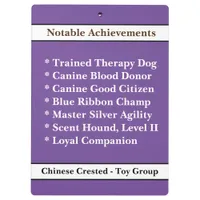 [About My Dog] Show Trials Dog Brag Clipboard