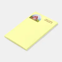 Add Your Name to Red Barn with Blue Sky Post-it Notes
