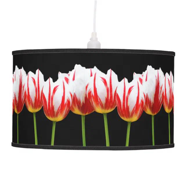 Elegant Maple Leaf Tulips Ceiling Lamp