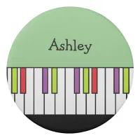 Colorful Piano Keys Music Keyboard Personalized Eraser