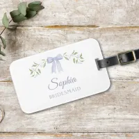 Watercolor Floral Bridesmaid Proposal Gift  Luggage Tag