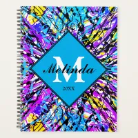 Colors of Life Vibrant Abstract Art Planner