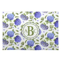 Blue Hydrangeas Cloth Placemat