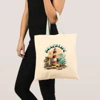 Personalized Beach Life Tote Bag