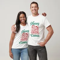 Meowy Catmas - Christmas T-Shirt