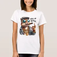 what's up brother Squirrel Smoking Cigar T-Shirt