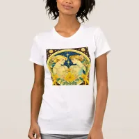 Horoscope Sign Gemini Twins Ethereal Art T-Shirt