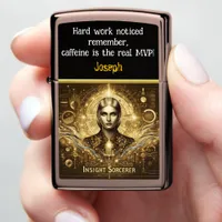 Data Scientist Unveiling Cosmic Insights Zippo Lighter