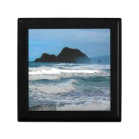 Hawaiian Coastal Island Ocean Tropical Paradise Keepsake Box