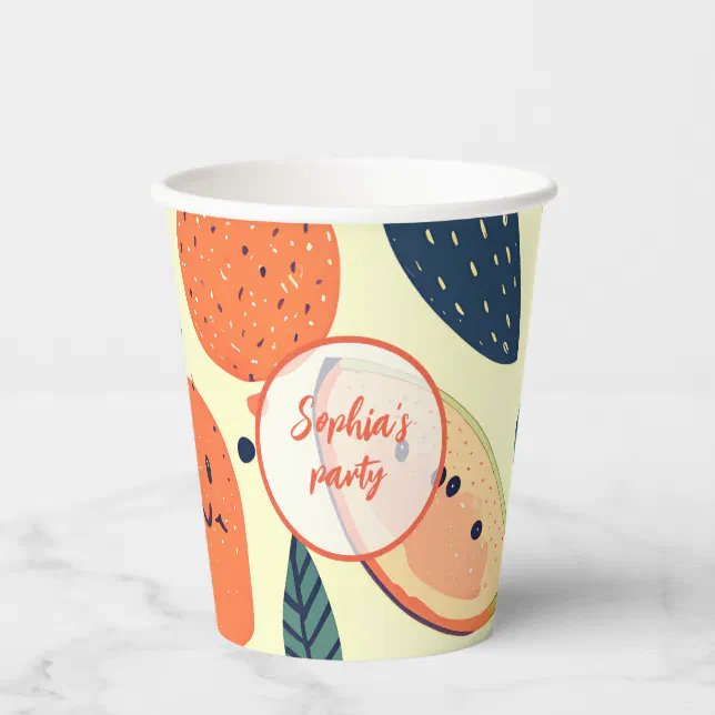 Cute Fruit Kawaii  Paper Cups