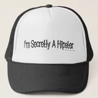 Hey Secret Hipster Trucker Hat