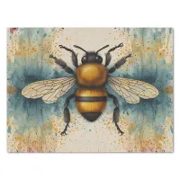 Vibrant Bee Watercolour Pattern Tissue Paper