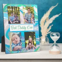 Personalized Best Daddy Ever Photo  Plaque